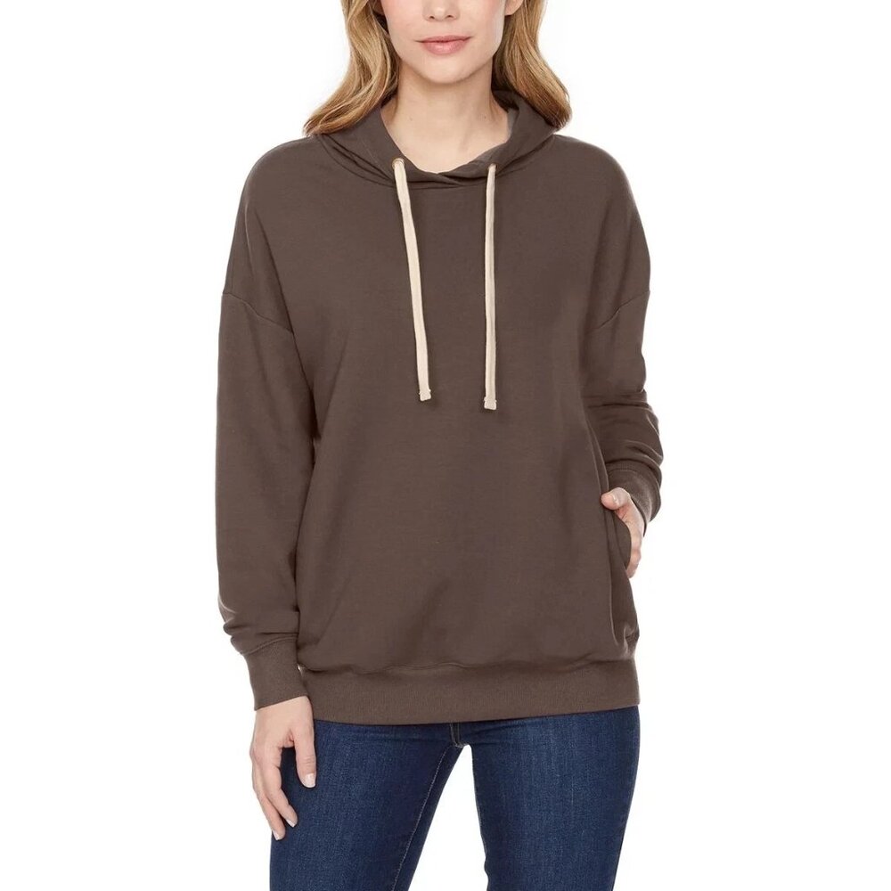 Buffalo David Bitton Women's XL Sweatshirt Pullover Drawstring Hoodie Pockets